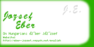 jozsef eber business card